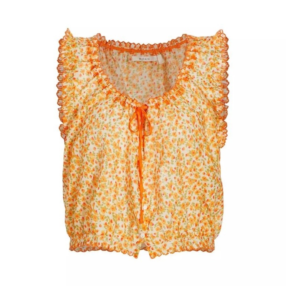 Doen Traveler Top in clementine